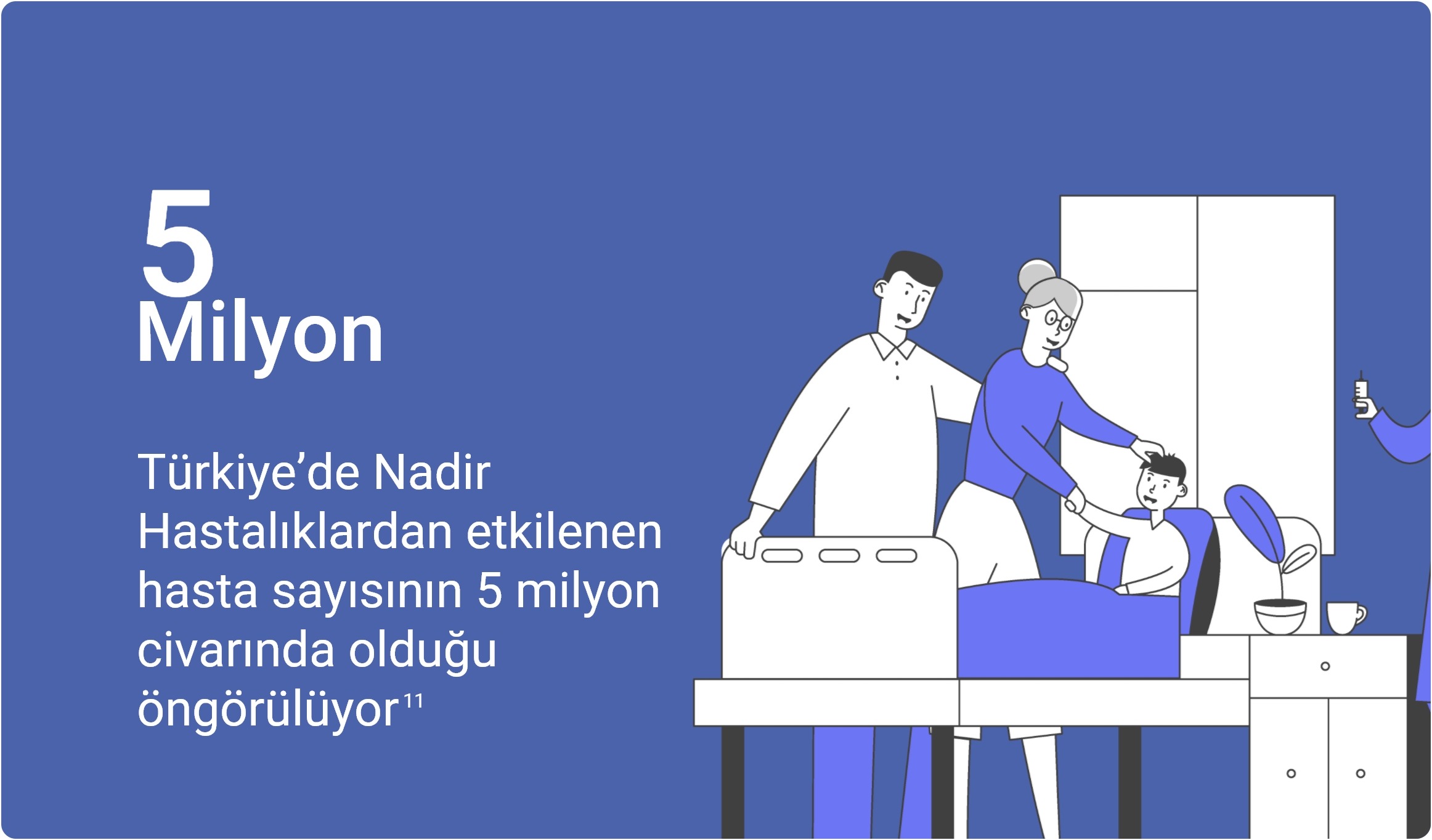 Türkiye'de nadir haslıklardan etkilenen hasta sayısının 5 milyon civarı oldugu öngörülüyor